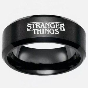 Stranger Things Stainless Steel Ring Band